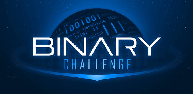Binary Challenge game featuring my ambient space music
